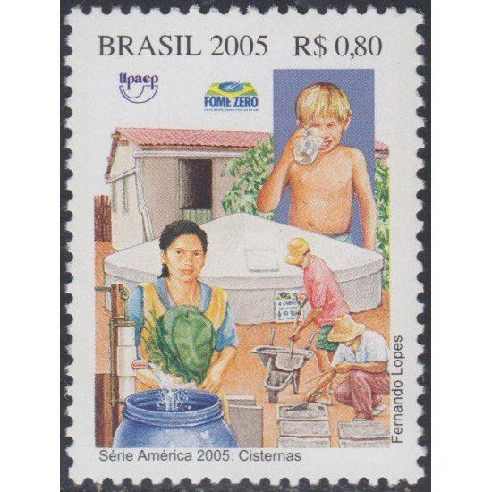 Brasil Brazil 2920 2005 Serie América UPAEP Lucha contra la pobreza MNH Brasil Brazil 2920 2005 Serie América UPAEP Lucha contra la pobreza MNH