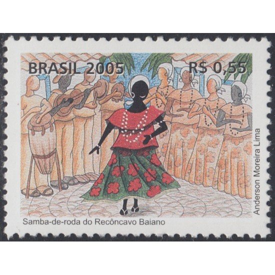 Brasil Brazil 2925 2005 Danzas Populares MNH Brasil Brazil 2925 2005 Danzas Populares MNH