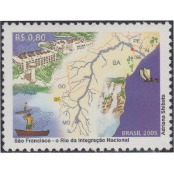 Brasil Brazil 2928 2005 Integración nacional MNH Brasil Brazil 2928 2005 Integración nacional MNH
