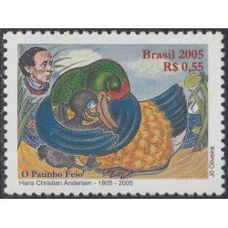 Brasil Brazil 2937 2005 Literatura Hans Christian Andersern MNH Brasil Brazil 2937 2005 Literatura Hans Christian Andersern MNH