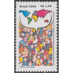 Brasil Brazil 2949 2006 Día Mundial de diversidad de culturas MNH Brasil Brazil 2949 2006 Día Mundial de diversidad de culturas MNH