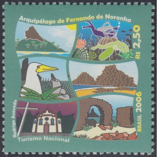 Brasil Brazil 2957 2006 Turismo. Archipiélago de Fernando de Noronha MNH Brasil Brazil 2957 2006 Turismo. Archipiélago de Fernando de Noronha MNH