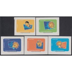 Brasil Brazil 2963/67 2007 Deportes. XV Juegos panamericanos 2007 de Río MNH Brasil Brazil 2963/67 2007 Deportes. XV Juegos panamericanos 2007 de Río MNH
