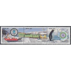 Brasil Brazil 2970/72 2007 Año Polar Internacional MNH Brasil Brazil 2970/72 2007 Año Polar Internacional MNH