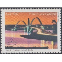 Brasil Brazil 2980 2007 Arquitectura. Puente JK de Brasilia MNH Brasil Brazil 2980 2007 Arquitectura. Puente JK de Brasilia MNH