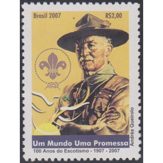 Brasil Brazil 2981 2007 100° de Scoutismo MNH Brasil Brazil 2981 2007 100° de Scoutismo MNH