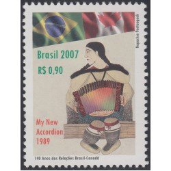 Brasil Brazil 2983 2007 140 Años de Relaciones diplomáticas con Canadá MNH Brasil Brazil 2983 2007 140 Años de Relaciones diplomáticas con Canadá MNH