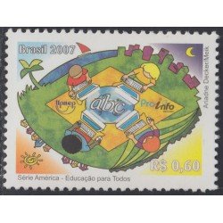 Brasil Brazil 2990 2007 Serie América UPAEP Educación para todos MNH Brasil Brazil 2990 2007 Serie América UPAEP Educación para todos MNH