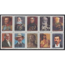 Brasil Brazil 3012/21 2008 Personalidades Héroes Nacionales MNH Brasil Brazil 3012/21 2008 Personalidades Héroes Nacionales MNH