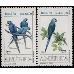 Brasil Brazil 2136/37 1993 América UPAEP Fauna en extinción MNH Brasil Brazil 2136/37 1993 América UPAEP Fauna en extinción MNH