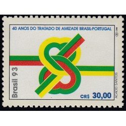Brasil Brazil 2144 1993 Tratado de amistad entre Brasil y Portugal MNH Brasil Brazil 2144 1993 Tratado de amistad entre Brasil y Portugal MNH