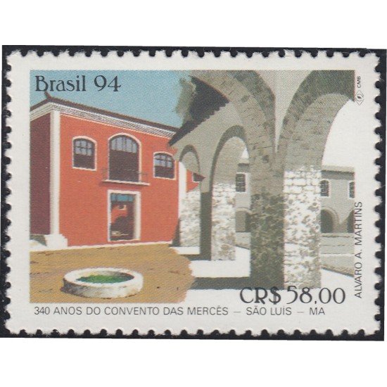 Brasil Brazil 2154 1994 Convento de mercés y San Luis MNH Brasil Brazil 2154 1994 Convento de mercés y San Luis MNH