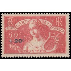 France Francia 329 1936 Pro intelectuales desempleados (sello de 1935) MNH