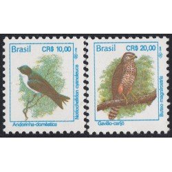 Brasil Brazil 2159/60 1994 Serie antigua pájaros Aves Birds MNH Brasil Brazil 2159/60 1994 Serie antigua pájaros Aves Birds MNH