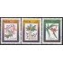 Brasil Brazil 2180/82 1994 Naturalista Karl Friedrich Flor Flower MNH
