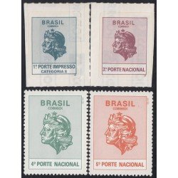 Brasil Brazil 2183/86 1994 Serie Antigusa Alegoría de la República MNH Brasil Brazil 2183/86 1994 Serie Antigusa Alegoría de la República MNH