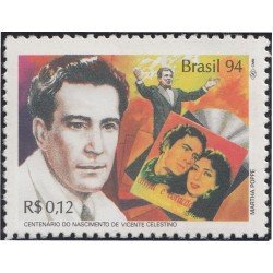 Brasil Brazil 2193 1994 Cantante Vicente Celestino MNH