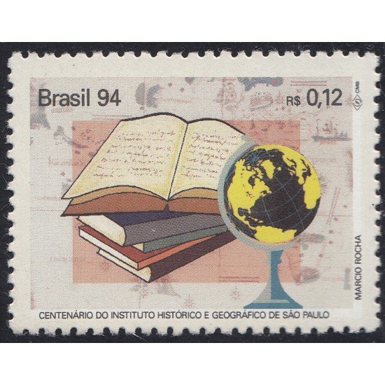 Brasil Brazil 2198 1994 Instituto Histórico y Geográfico de Sao Paulo MNH Brasil Brazil 2198 1994 Instituto Histórico y Geográfico de Sao Paulo MNH