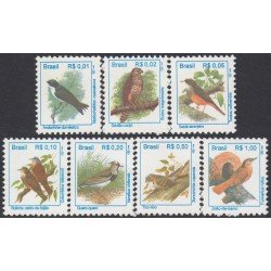 Brasil Brazil 2200/06 1994 Serie Antigua Pájaros urbanos Birds MNH