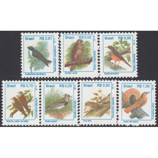 Brasil Brazil 2200/06 1994 Serie Antigua Pájaros urbanos Birds MNH Brasil Brazil 2200/06 1994 Serie Antigua Pájaros urbanos Birds MNH