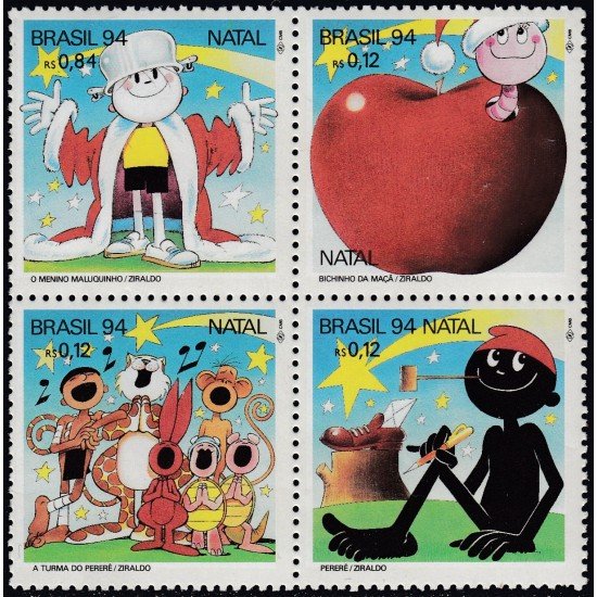 Brasil Brazil 2216/19 1994 Navidad Chritsmas MNH Brasil Brazil 2216/19 1994 Navidad Chritsmas MNH
