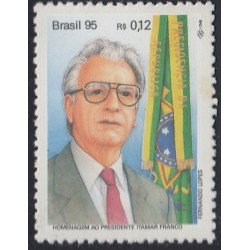 Brasil Brazil 2222 1995 Homenaje al Presidente Itamar Franco MNH