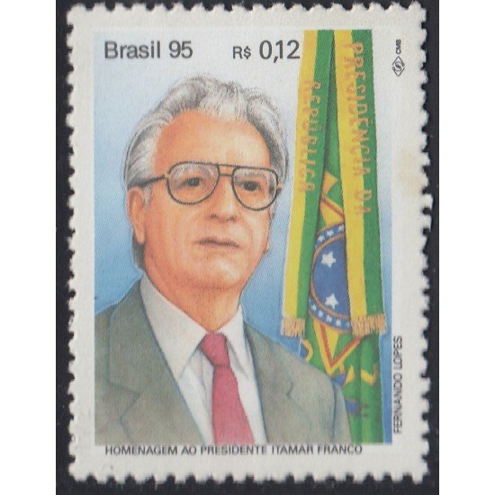 Brasil Brazil 2222 1995 Homenaje al Presidente Itamar Franco MNH Brasil Brazil 2222 1995 Homenaje al Presidente Itamar Franco MNH