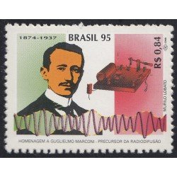 Brasil Brazil 2228 1995 100 Años de la Radio Guglielmo Marconi MNH