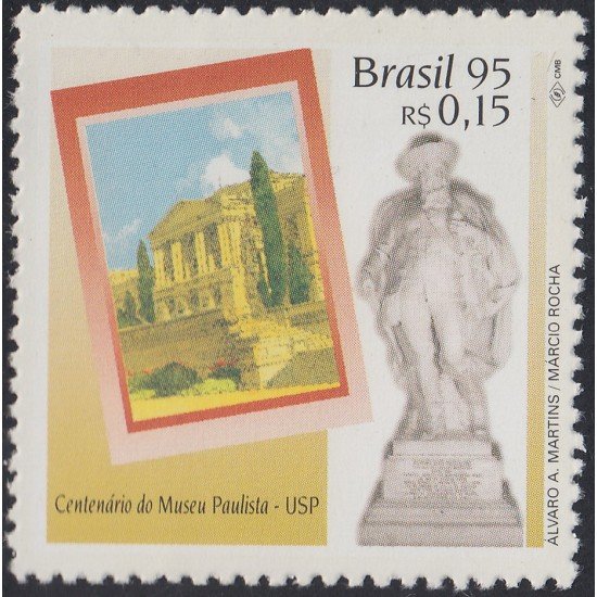 Brasil Brazil 2242 1995 100 Años del Museo Paulista y Universidad de Sao Paulo MNH Brasil Brazil 2242 1995 100 Años del Museo Paulista y Universidad de Sao Paulo MNH