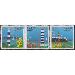 Brasil Brazil 2243/45 1995 Faros Brasileños MNH