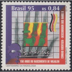 Brasil Brazil 2248 1995  100 Años de descubrimiento de Rayos X MNH