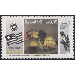 Brasil Brazil 2264 1995 Homenaje al Club de Fútbol de Botafago MNH
