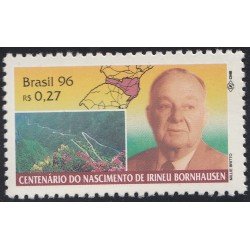 Brasil Brazil 2267 1996 100 Años del nacimiento de Irineu Bornhausen MNH