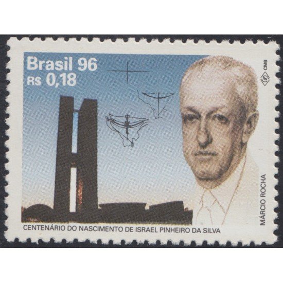 Brasil Brazil 2272 1996 100 Años del nacimiento de Israel Piñeiro da Silva MNH Brasil Brazil 2272 1996 100 Años del nacimiento de Israel Piñeiro da Silva MNH