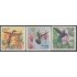 Brasil Brazil 2278/80 1996 Espamer 96 Preservación de la fauna Colibris MNH