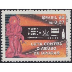 Brasil Brazil 2286 1996 Lucha contra el abuso de drogas MNH Brasil Brazil 2286 1996 Lucha contra el abuso de drogas MNH