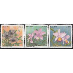 Brasil Brazil 2290/92 1996 15º Conferencia mundial sobre Orquídeas Flores Flower MNH Brasil Brazil 2290/92 1996 15º Conferencia mundial sobre Orquídeas Flores Flower MNH