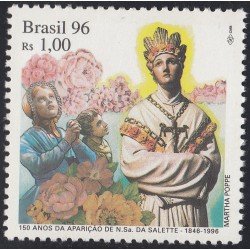 Brasil Brazil 2293 1996 150º Años de la aparición de Notre Dame de la Salette MNH Brasil Brazil 2293 1996 150º Años de la aparición de Notre Dame de la Salette MNH