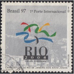Brasil Brazil 2308 1997 Candidatura de Río de Janeiro a los 28º Juegos olímpicos Usado