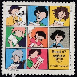 Brasil Brazil 2309 1996 América UPAEP para franqueo de correo interior MNH