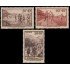France Francia 345/47 1937 Pro obras sociales y deportivas (P.T.T.) MNH