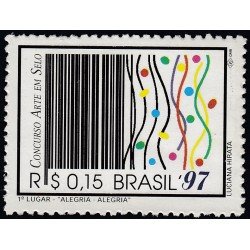 Brasil Brazil 2316A 1997 Concurso el arte en timbre MNH