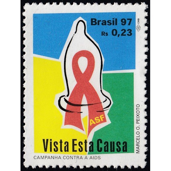 Brasil Brazil 2318 1997 Campaña de lucha contra el Sida MNH