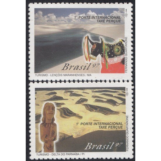 rasil Brazil 2332/33 1997 Turismo Internacional MNH rasil Brazil 2332/33 1997 Turismo Internacional MNH