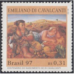 Brasil Brazil 2335 1997 Centenario del nacimiento del pintor Emiliano di Cavalcanti MNH Brasil Brazil 2335 1997 Centenario del nacimiento del pintor Emiliano di Cavalcanti MNH