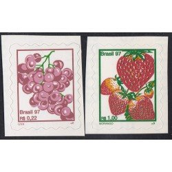 Brasil Brazil 2361/62 1997 Serie Antigua Frutas Fruits MNH