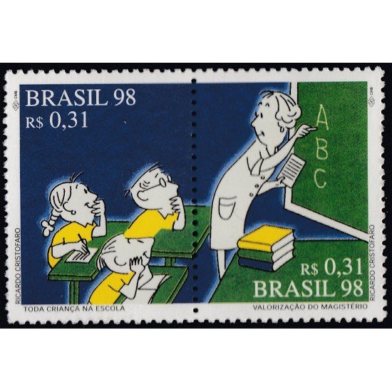 Brasil Brazil 2383/84 1998 Programa para la promoción de la Educación MNH