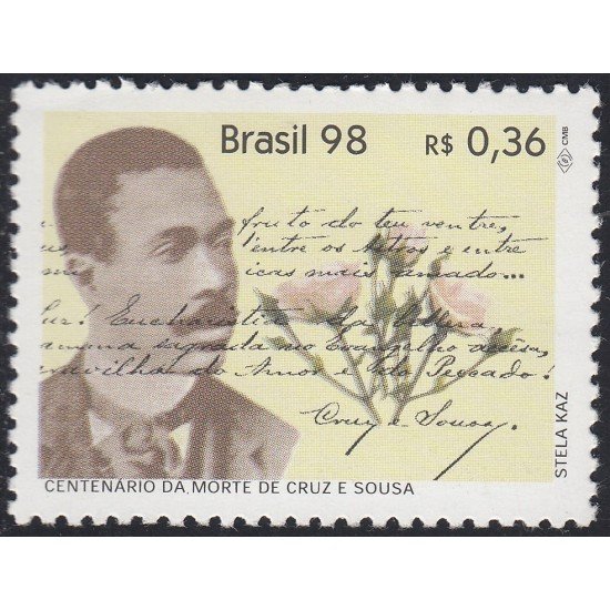 Brasil Brazil 2385 1998 Centenario de la muerte del escritor Luis de Silva MNH