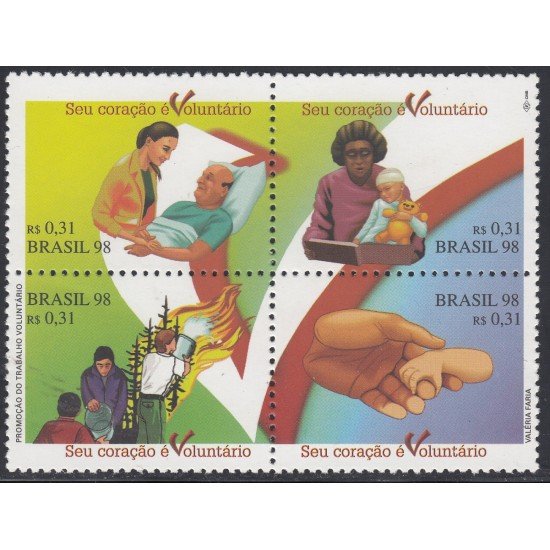Brasil Brazil 2388/91 1998 Programa de voluntariado MNH