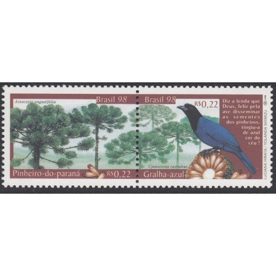 Brasil Brazil 2397/98 1998 Protección de la Flora y la Fauna MNH